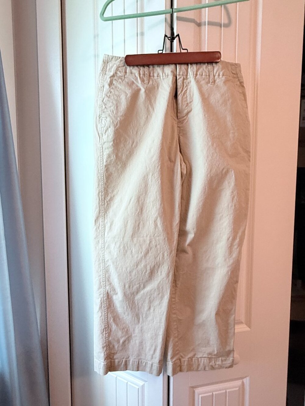 Khaki Wide Leg Pants
